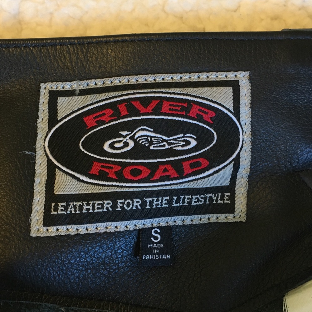 RiverRoad Leather Motorcycle Riding Chaps ~ Long - Picture 15 of 15